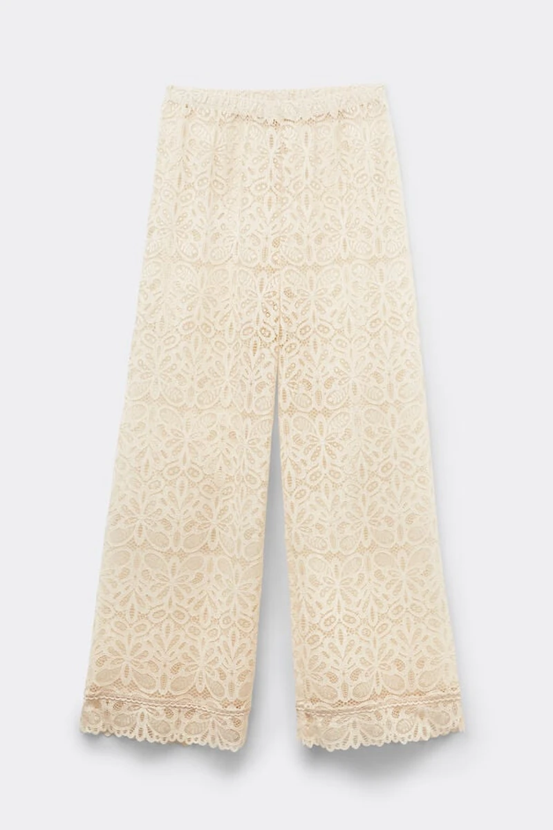 Italian Riviera Full Length Lace Pants