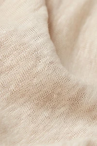 The Pure Linen Short Sleeve Top