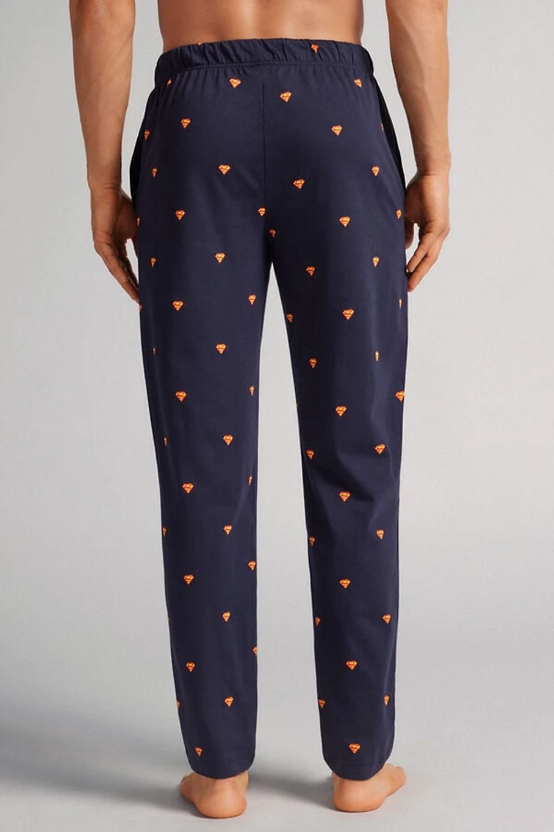 DC Comics Superman Full Length Cotton Pants