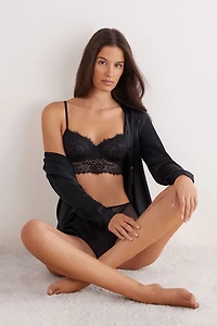 Sheer Glamour Balconette Bustier