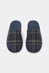 Tartan Print Slippers