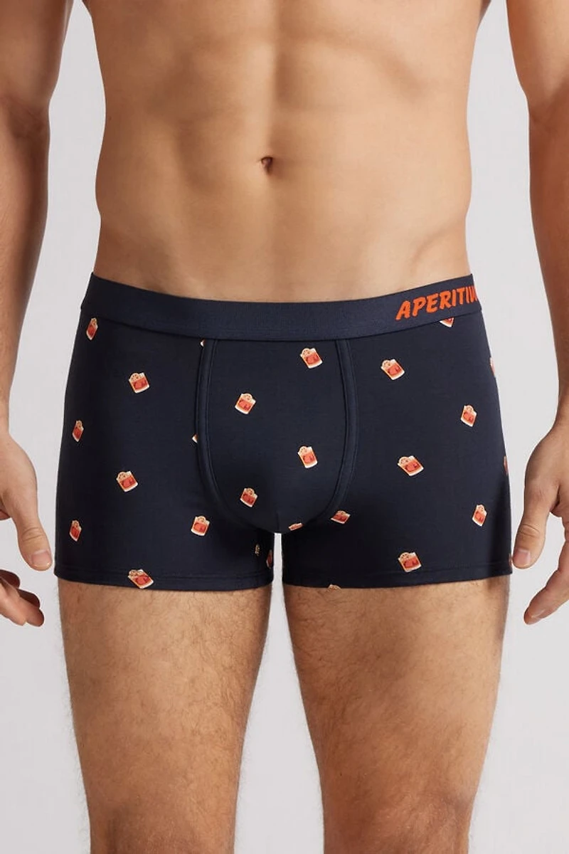 Negroni Cocktail Print Superior Cotton Boxers
