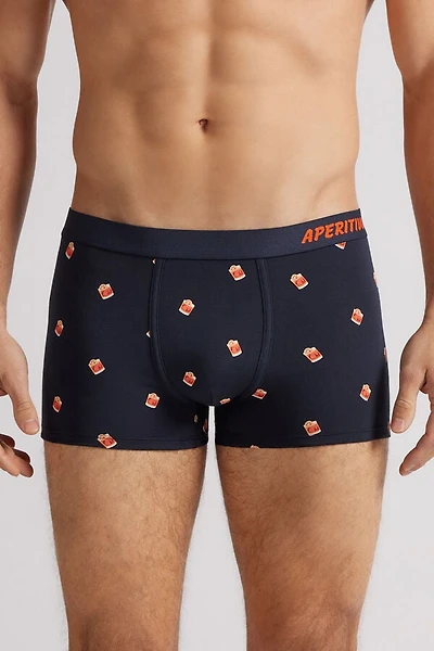 Negroni Cocktail Print Superior Cotton Boxers