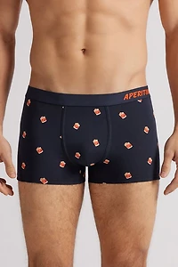 Negroni Cocktail Print Superior Cotton Boxers