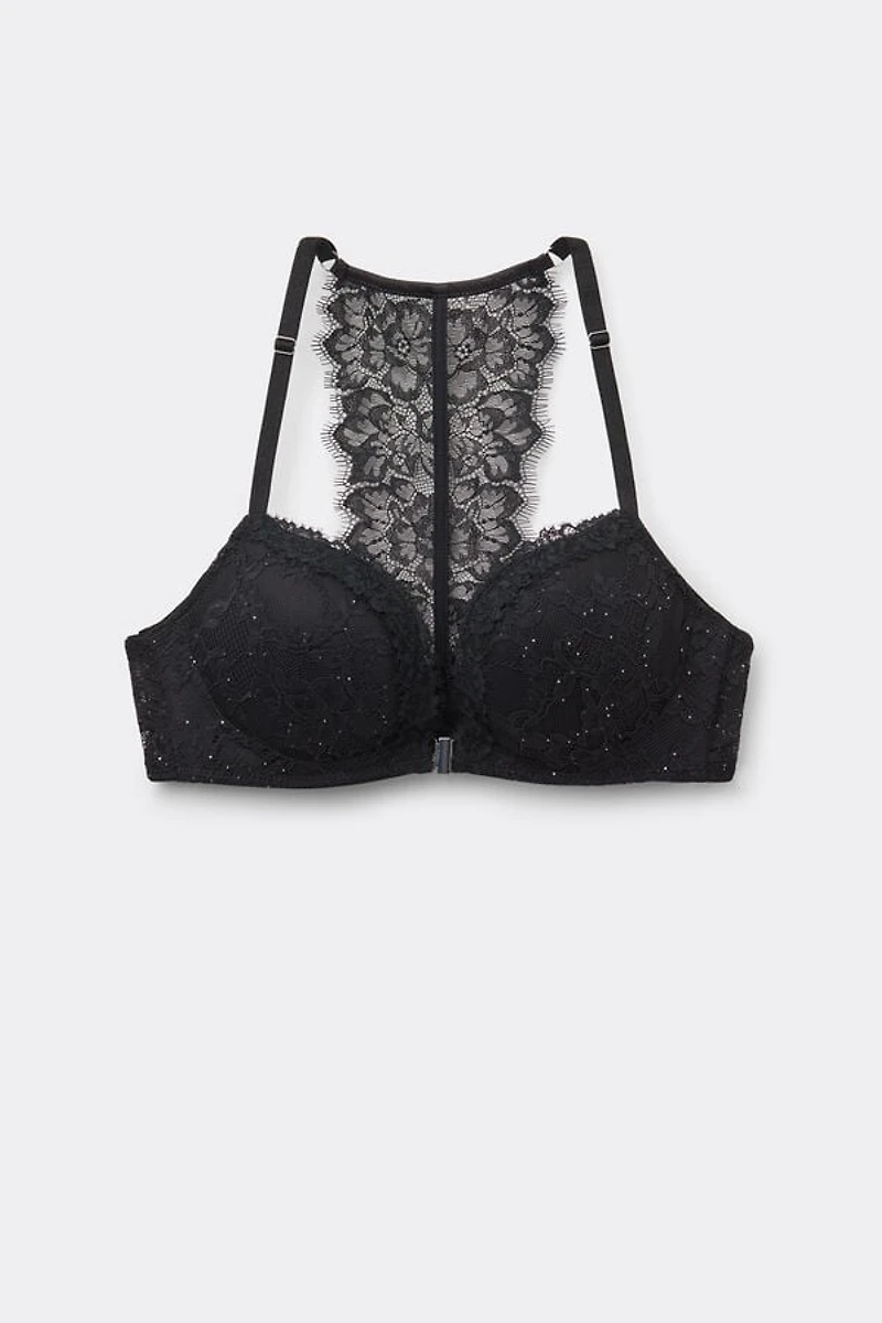 Glimmer of Pleasure Front Closure Monica Push-Up Bra