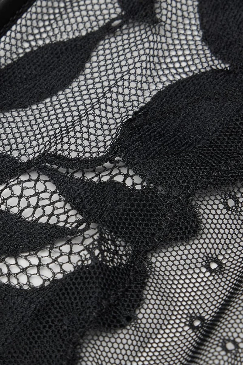 All About Flowers Lace and Tulle Bodysuit