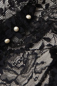 La Vie en Rose Tulle and Lace Babydoll