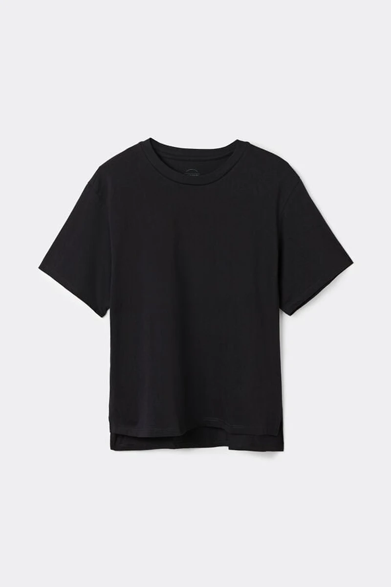 Boxy Fit Short Sleeve Top Cotton