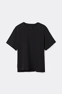 Boxy Fit Short Sleeve Top Cotton