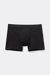 Cotton Boxers with Exposed Elastic