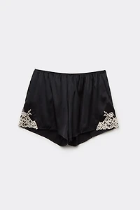 Pretty Flowers Silk Shorts