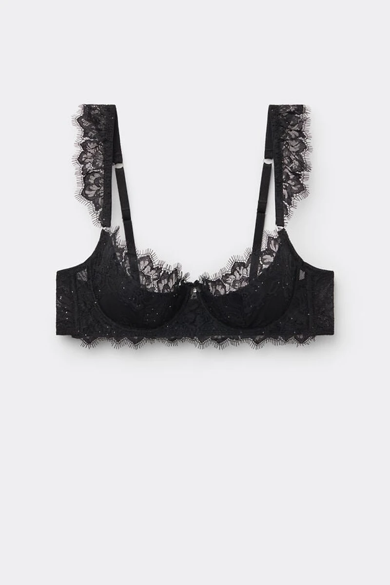 Glimmer of Pleasure Demilune Balconette Bra