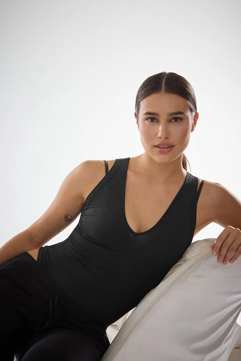 Your Everyday Wear Ribbed Bodysuit