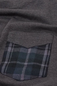Check Print Full Length Cotton Pajamas
