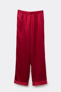 Silk Satin Pajama Pants