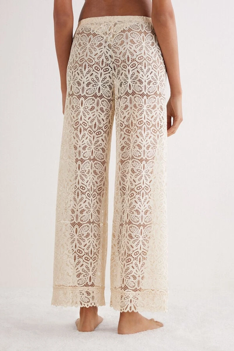 Italian Riviera Full Length Lace Pants