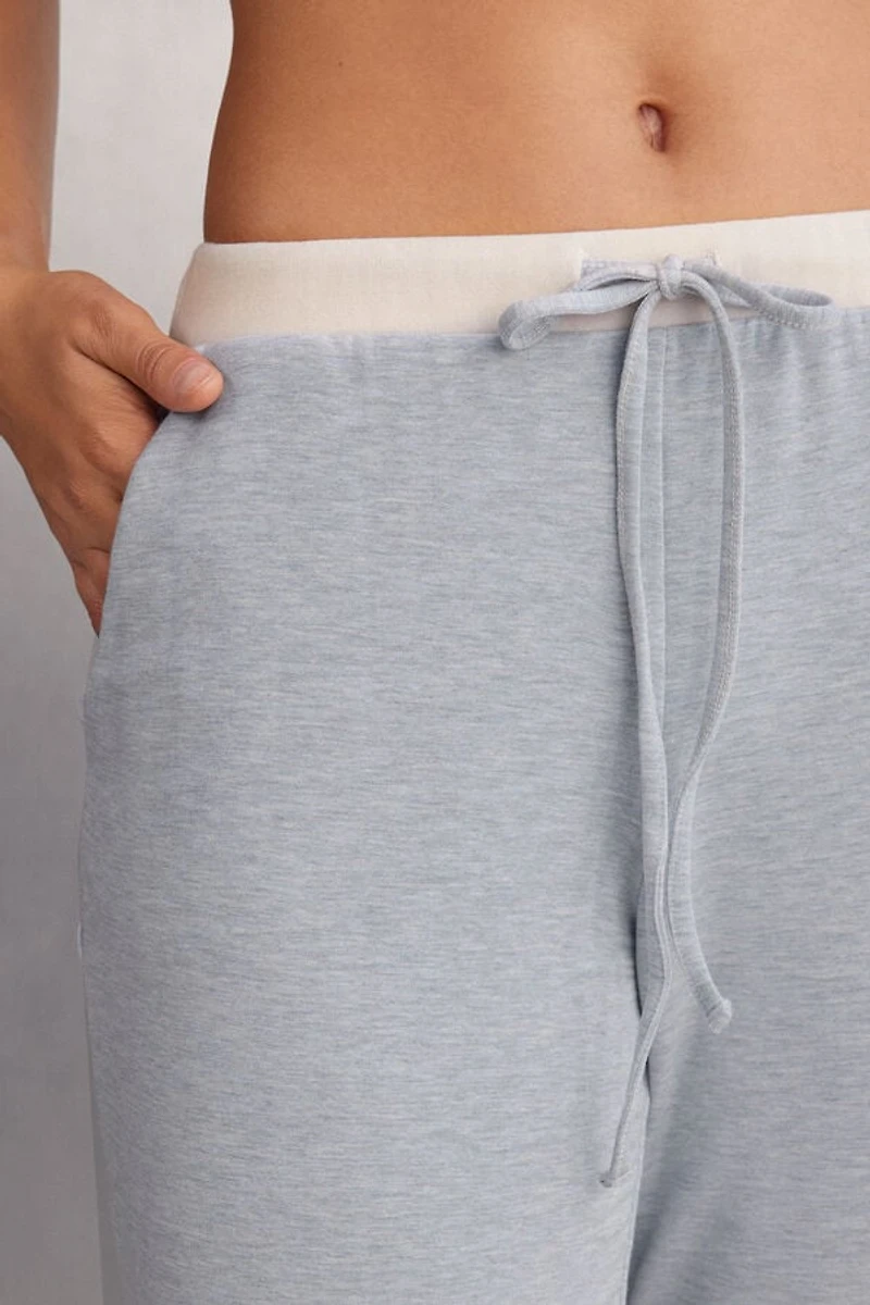 Cold Winter Night Pants Modal with Wool