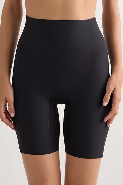 Raw-Cut Microfiber Shorts