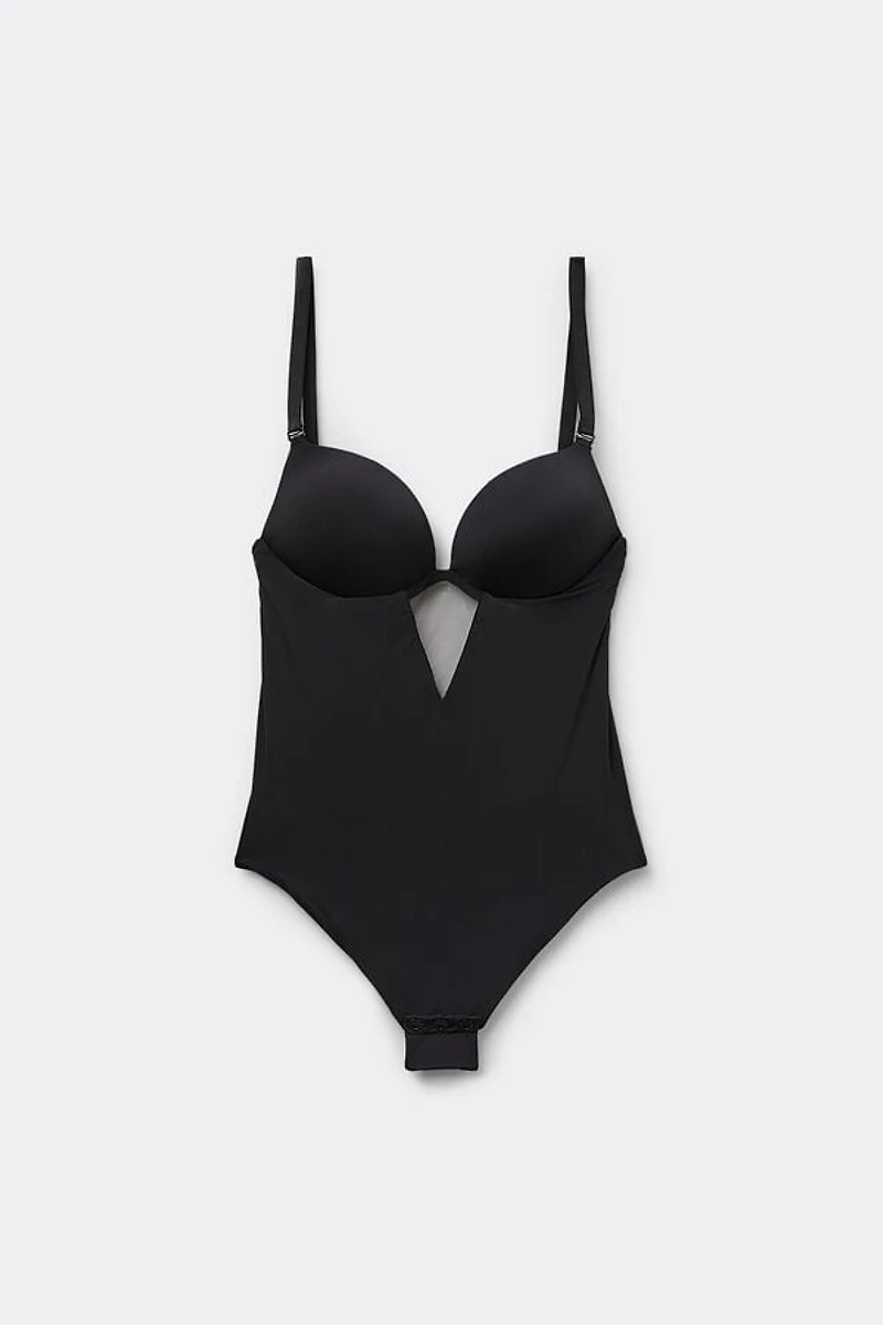 Sexy Back Bodysuit Ultralight Microfiber