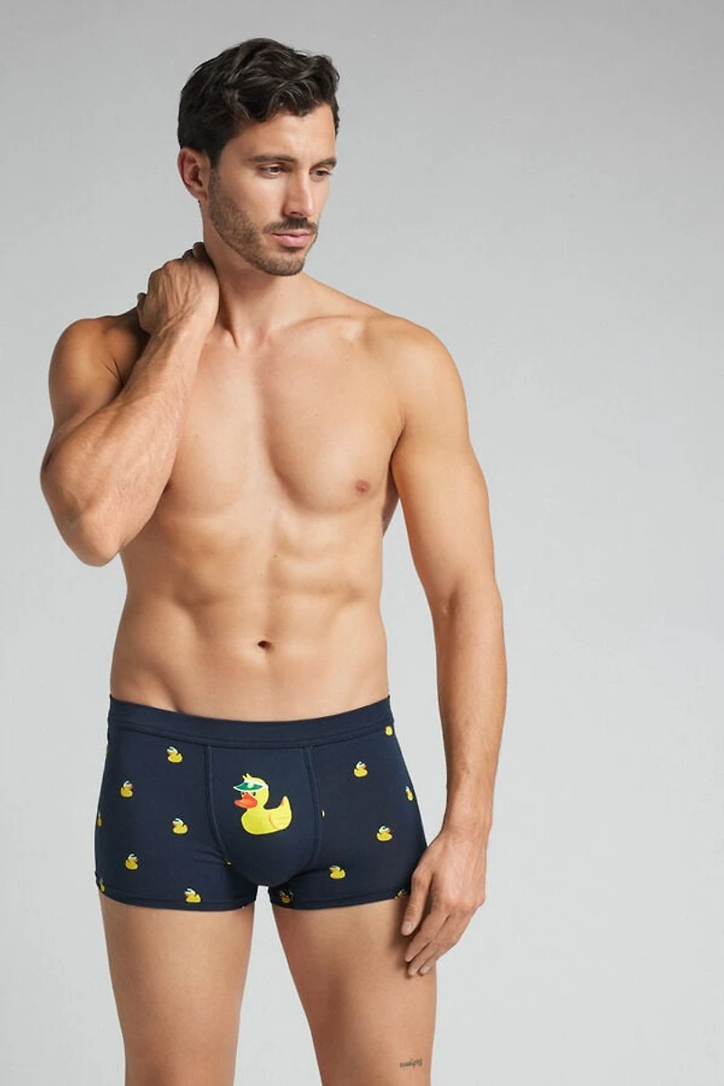 Duck Print Natural Fresh Cotton Boxers