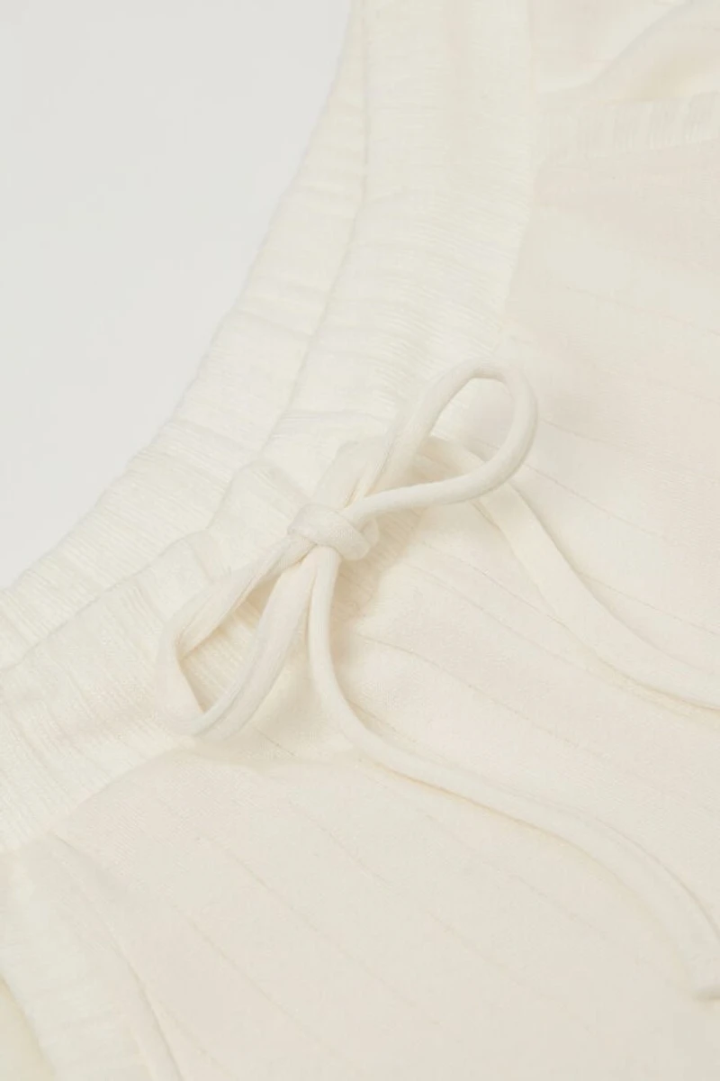 Royal Elegance Ribbed Pants