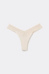 Lace and Microfiber ‘80s Style Brazilian