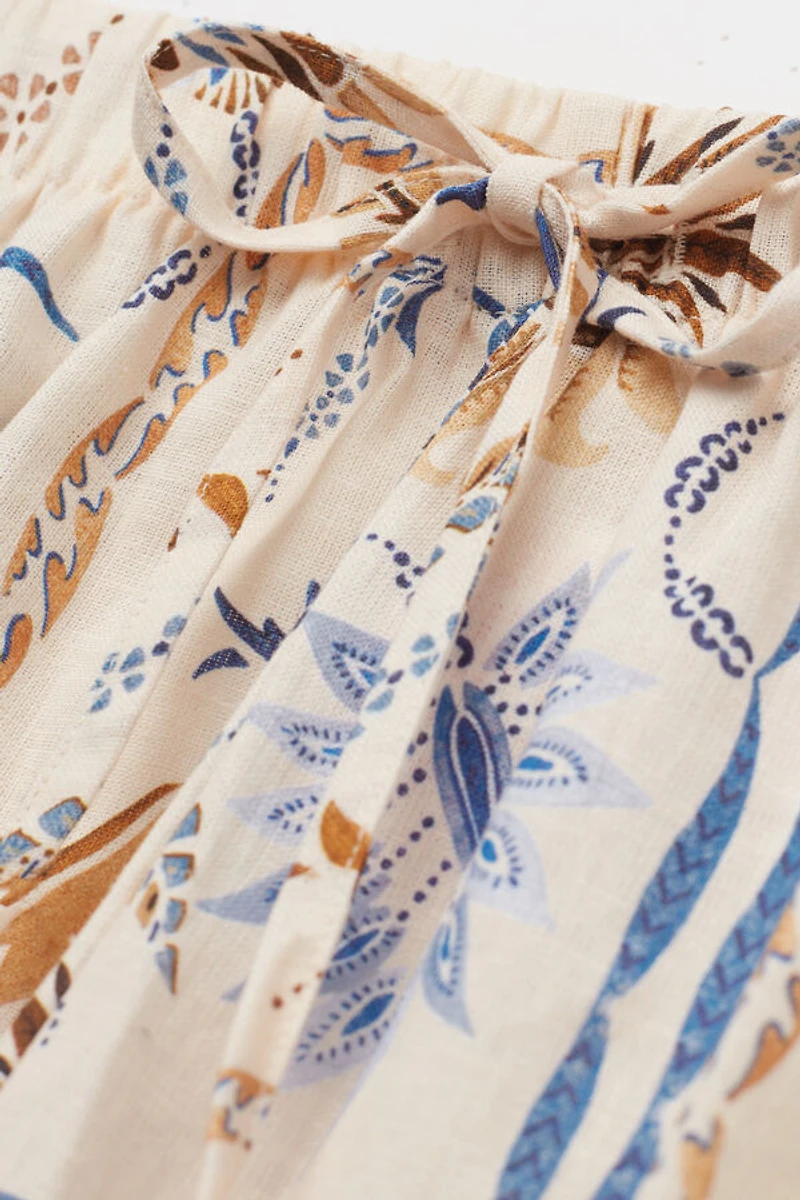 Italian Riviera Linen and Cotton Pants