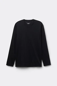 Long-Sleeved Top Premium Mercerized Cotton