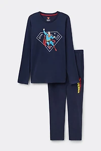 DC Comics Superman Full Length Cotton Pajamas