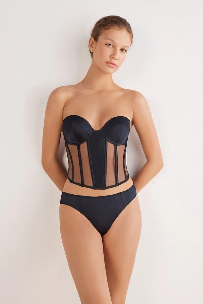 Handcrafted Luxury Anna Bandeau Constructed Top
