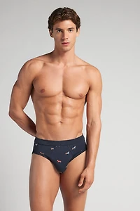 Puppy Print Superior Cotton Briefs