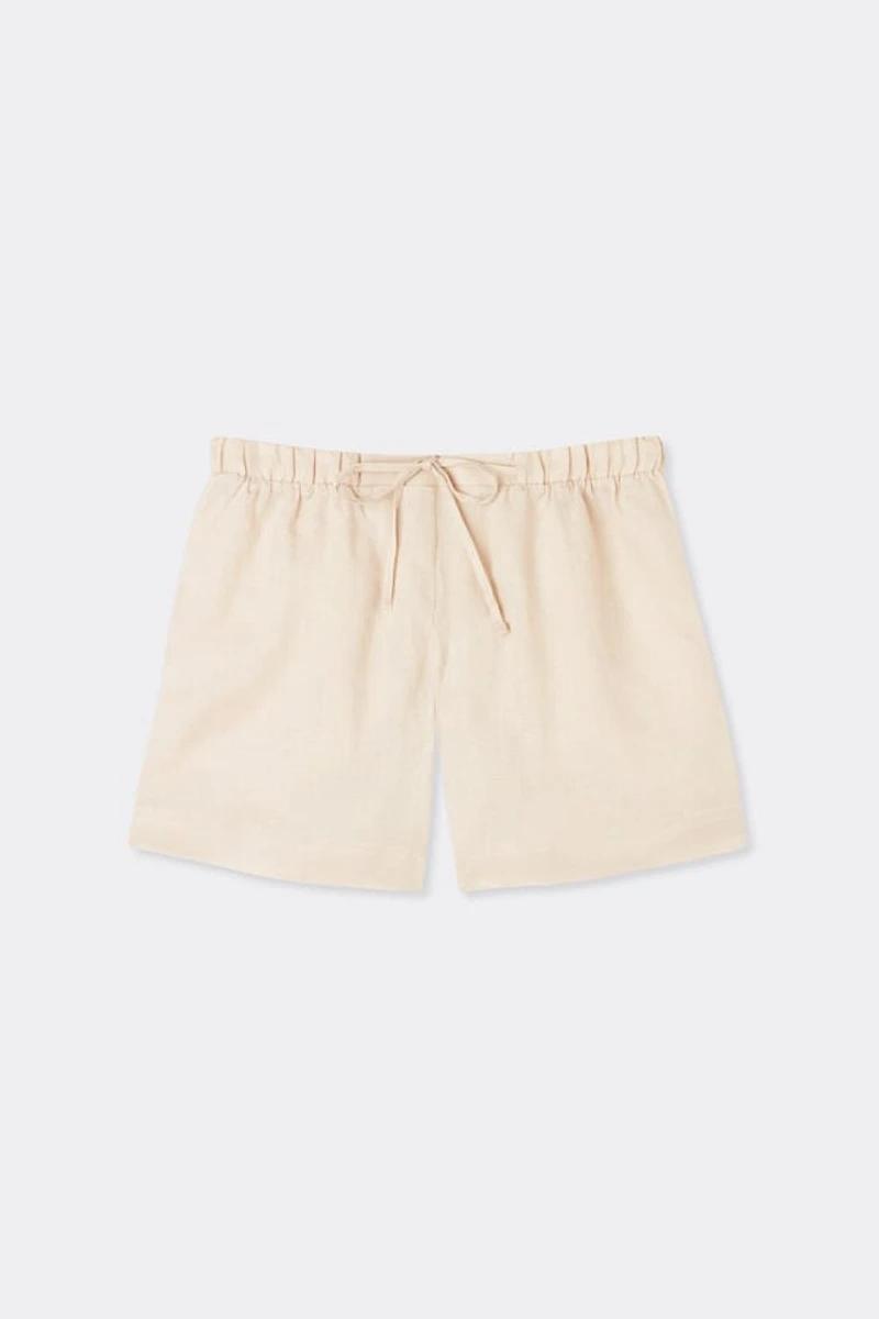 The Pure Linen Shorts Fabric