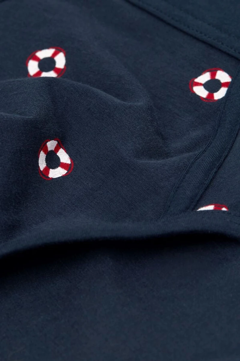 Lifesaver Print Natural Fresh Cotton Briefs