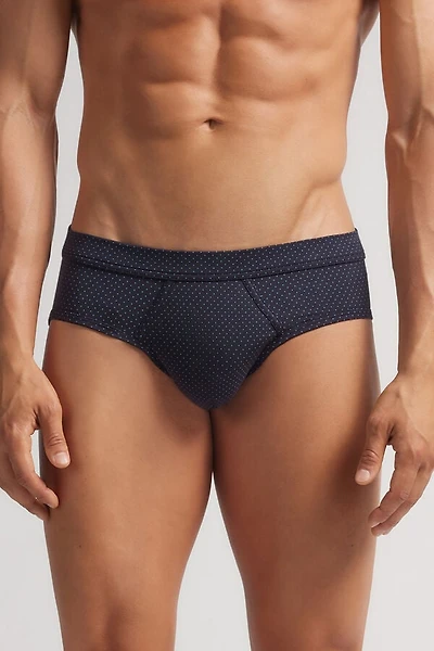 Dot Print Cotton Briefs