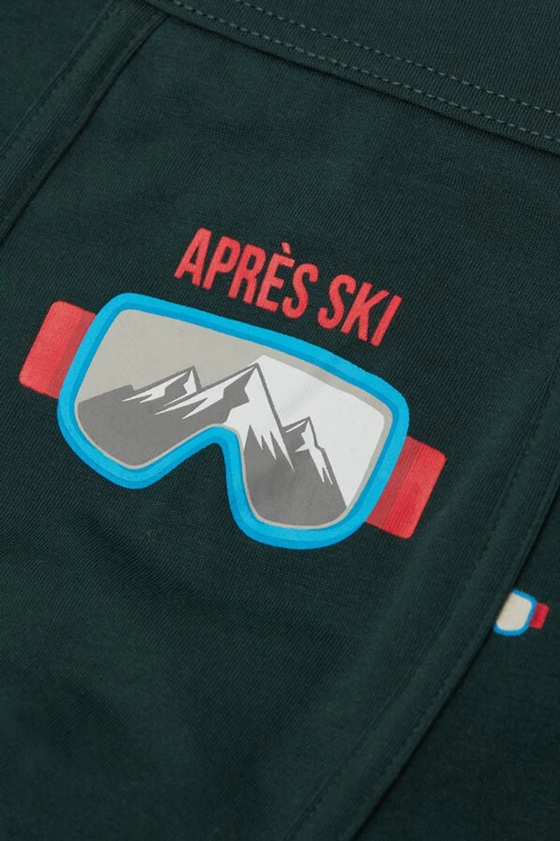 Après-Ski Ski Mask Print Superior Cotton Boxers