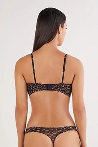 Sensual Attitude Animal Print Tiziana Triangle Bra