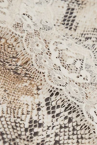 Seductive Glamour Snakeskin Print Viscose Satin Top