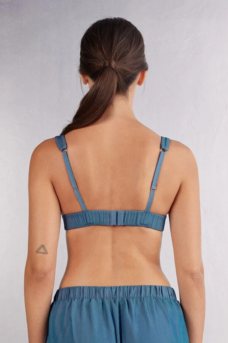 Flower Paisley Triangle Bra
