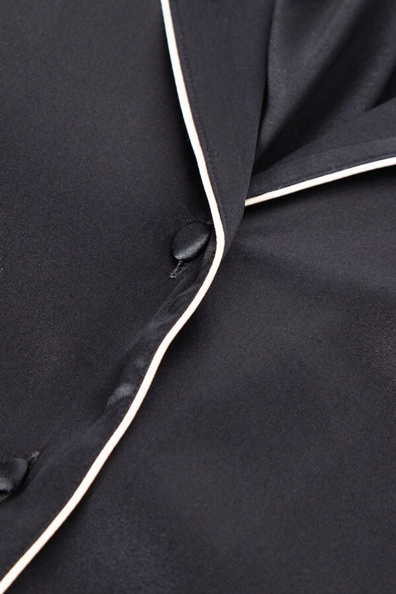 Menswear Cut Silk Jacket