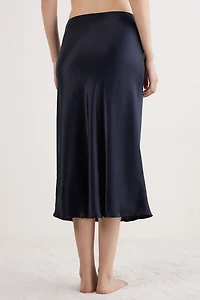 Silk Midi Skirt