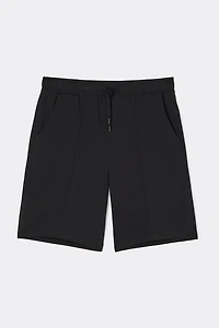 Rib Detail Cotton Shorts