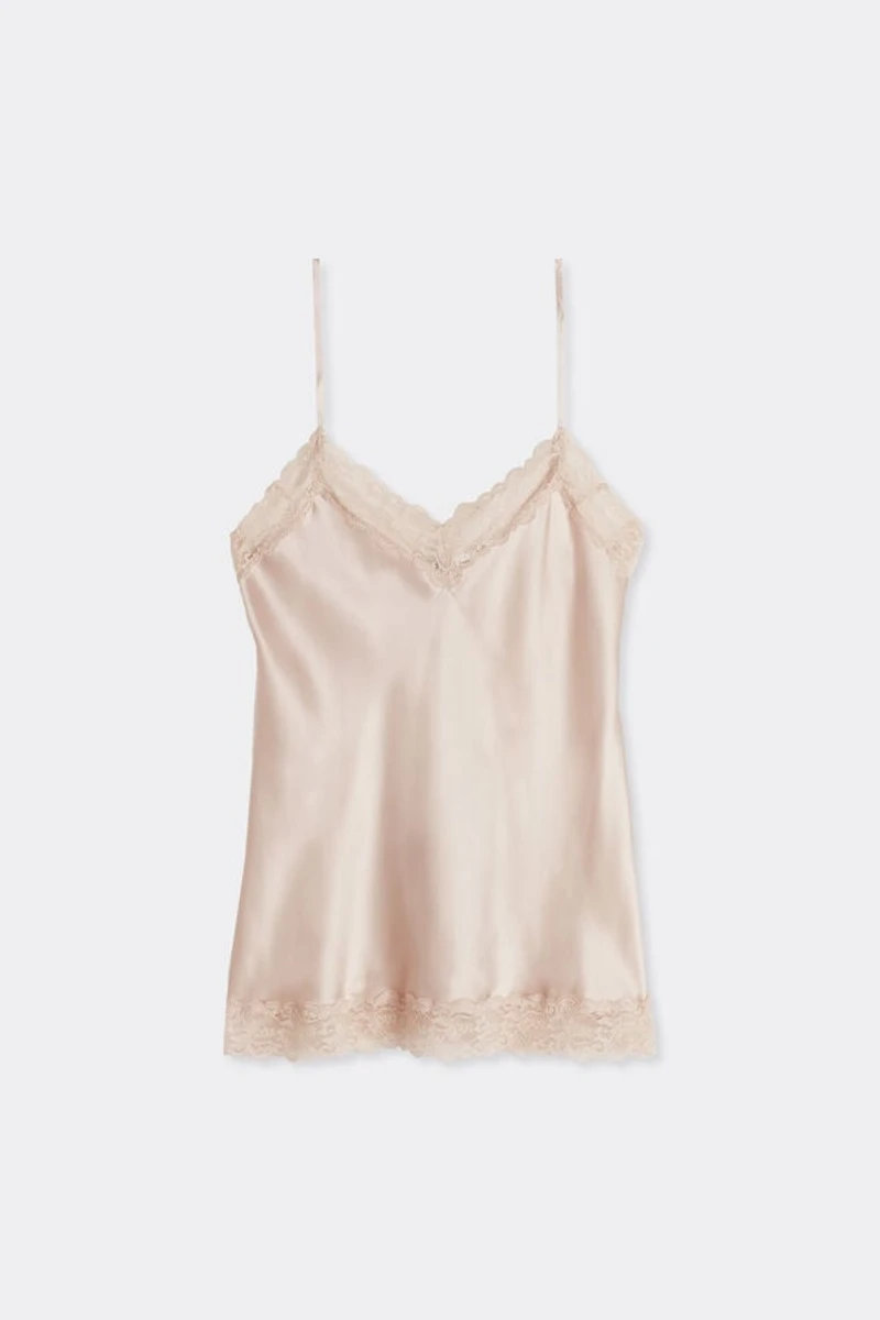 Lace and Silk Top