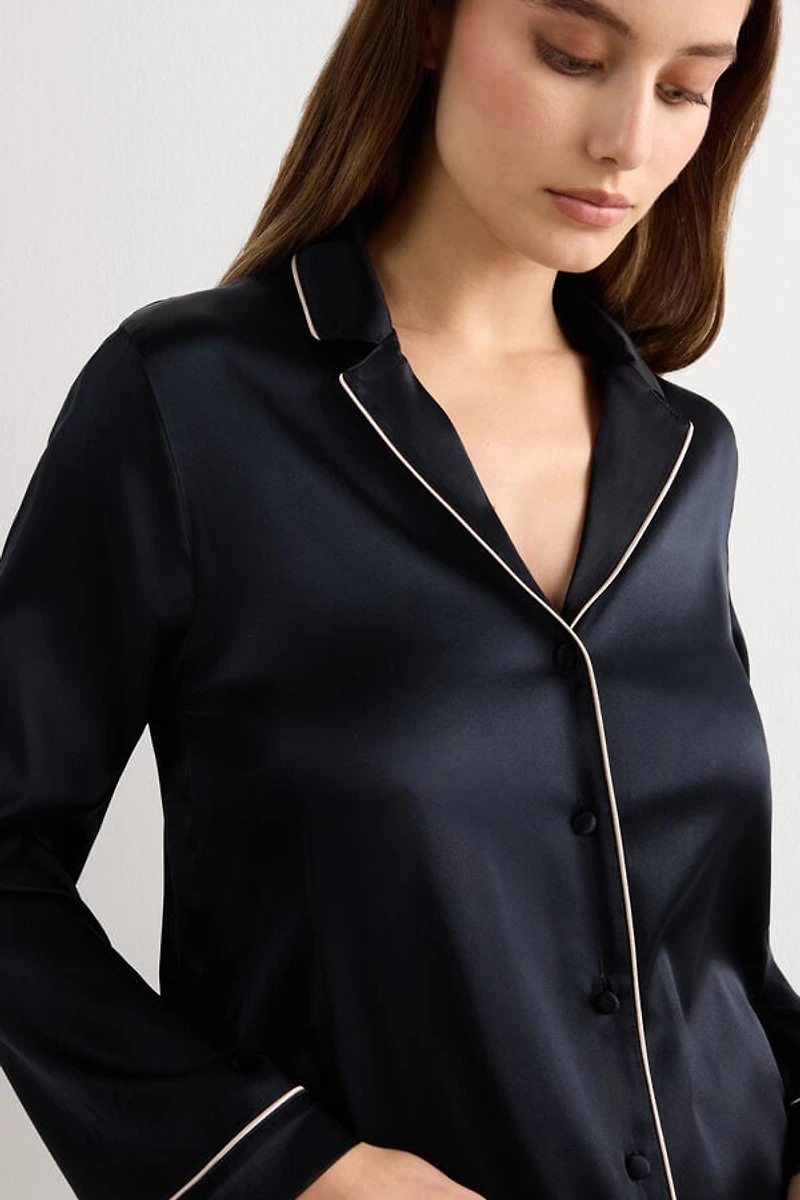 Menswear Cut Silk Jacket