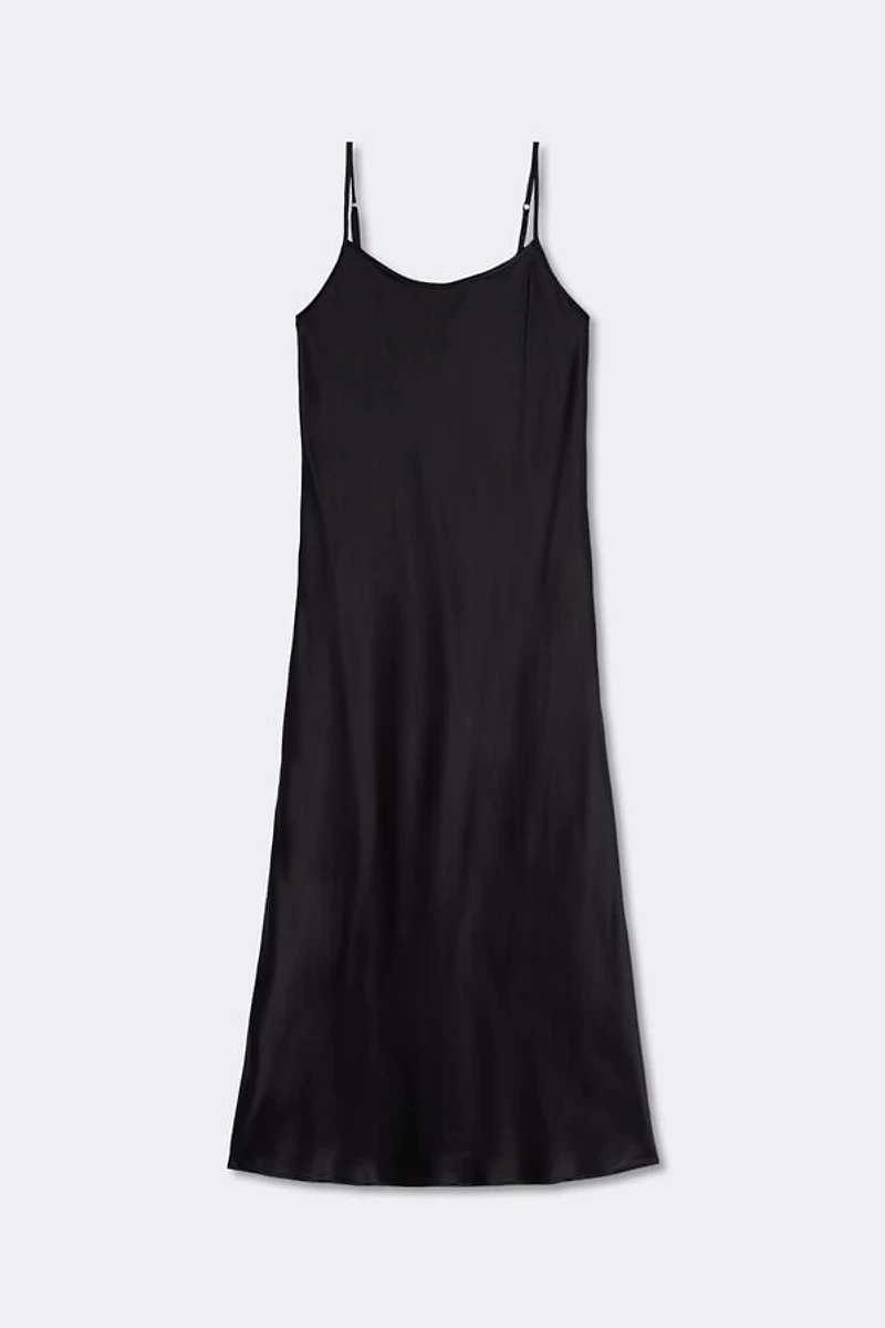 Midi-Length Slip Silk