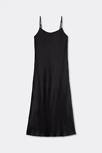 Midi-Length Slip Silk