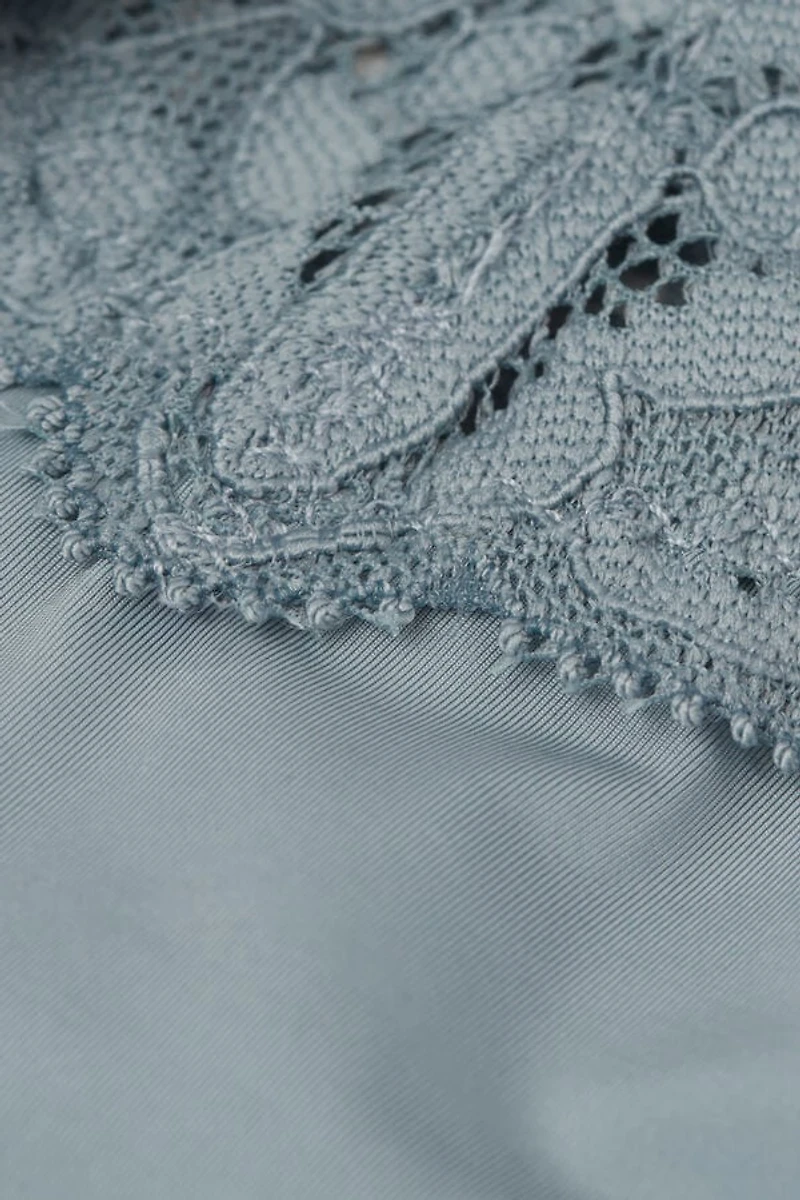 Lace and Microfiber ‘80s Style Brazilian