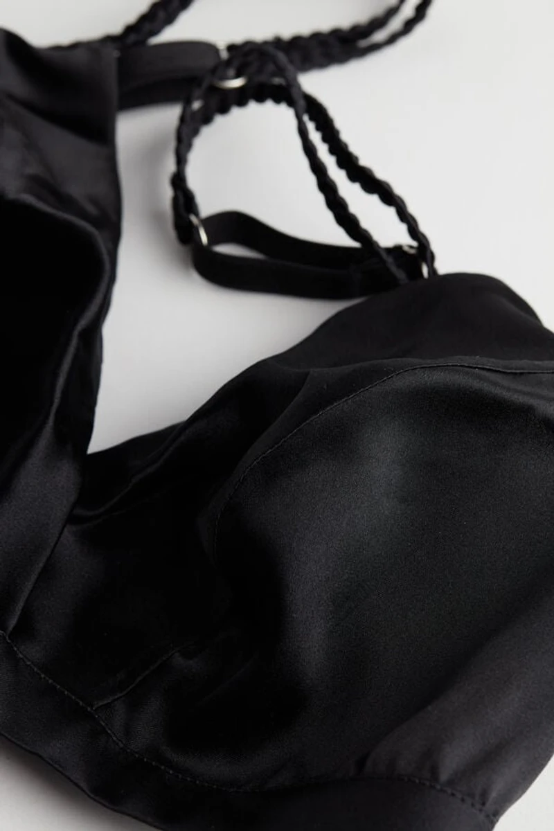 Emma Refined Everyday Bralette Triangle Bra Silk