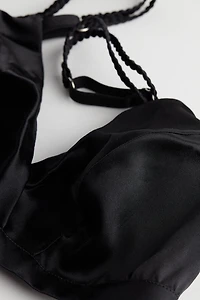 Emma Refined Everyday Bralette Triangle Bra Silk