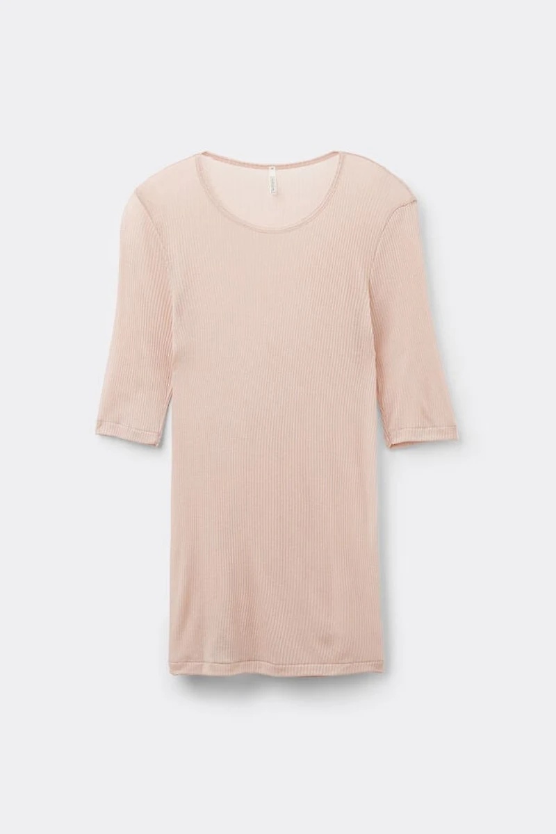 Short-Sleeved Top Ultranatural with Cashmere