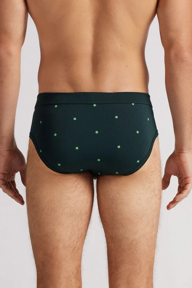 Clover Print Superior Cotton Briefs